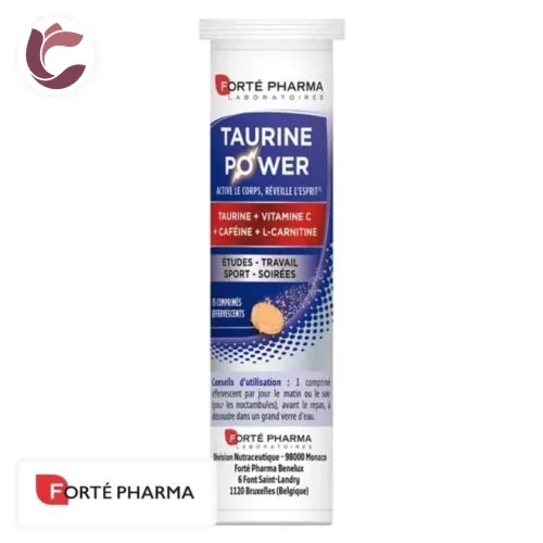 FORTE PHARMA Taurine Power Effervescents 15 Comprimes