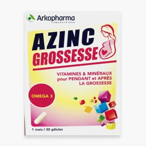 ARKOPHARMA Azinc Grossesse Vitamines et Mineraux 30 Gelules