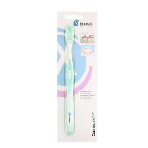 MIRADENT Brosse a Dent Carebrush White Verte