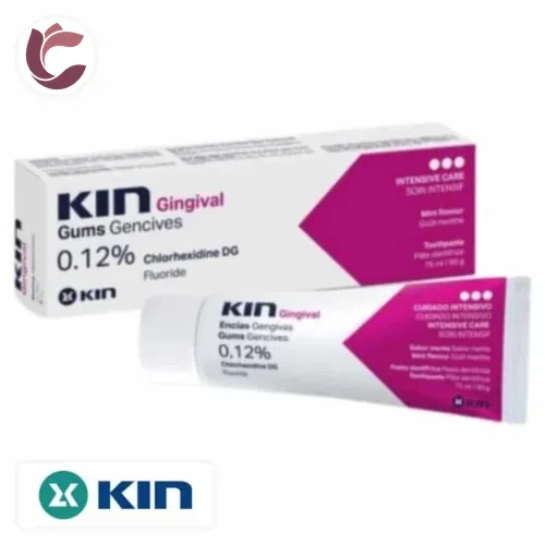 KIN Gingival Dentifrice Gencives 0,12% Chlorhexidine Soin Intensif 75ml
