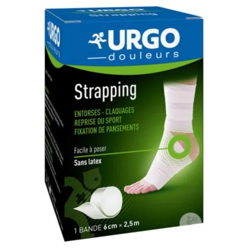 URGO Douleurs Strapping Bande 6cmx2,5m 1u