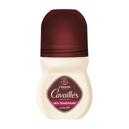 CAVAILLES Deodorant Homme Anti-Transpirant Controle 48h Roll-On 50ml