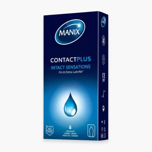 MANIX Preservatif Contact Plus (sensations Intactes) 6u