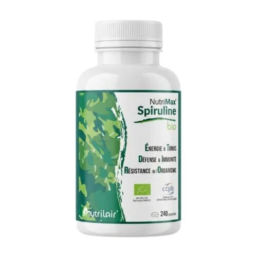 NUTRILAIR Nutrimax Spiruline Bio 120 Comprimes (60g)