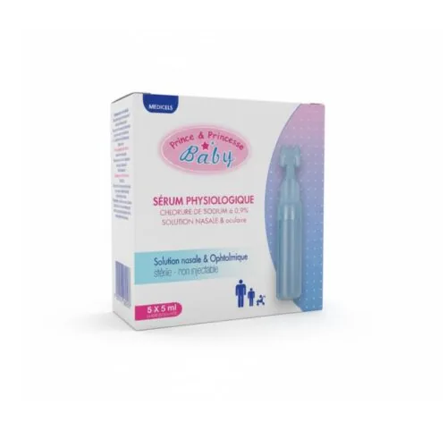 PRINCE ET PRINCESSE Serum Physiologique 5*5Ml