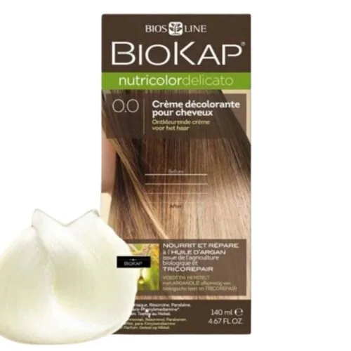 BIOKAP Nutricolor Delicato Coloration Naturelle Cheveux Delicats 140ml 0.0 Decoloratne