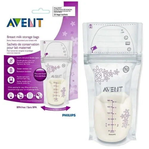 AVENT Sachets de Conservation Lait Scf603/25