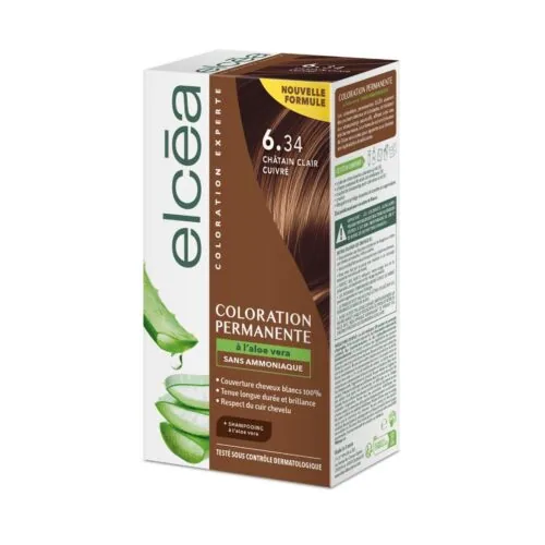 ELCEA Coloration 6.34 Chatin Clair Cuivre