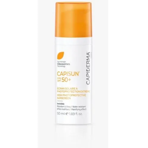 CAPIDERMA Capisun Creme Solaire Invisible SPF50+ 50ml