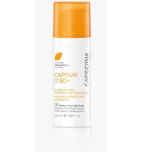 CAPIDERMA Capisun Ecran Teintee Claire Pss 50+ 50ml