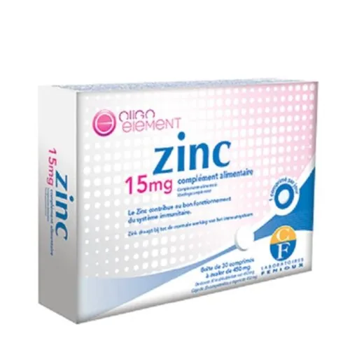 FENIOUX Zinc 15mg 30comprimes