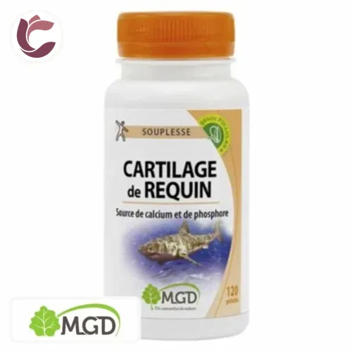 MGD NATURE Souplesse Cartilage de Requin 120 Gelules