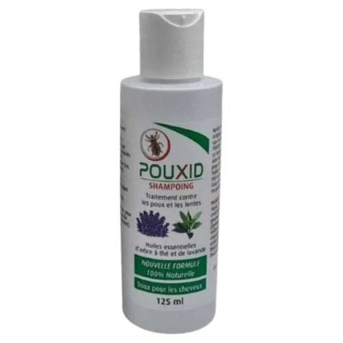 POUXID Shampoing Traitement Anti-Poux et Lentes 125ml