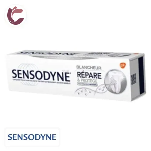 SENSODYNE Dentifrice Blancheur Repare et Protege 75ml