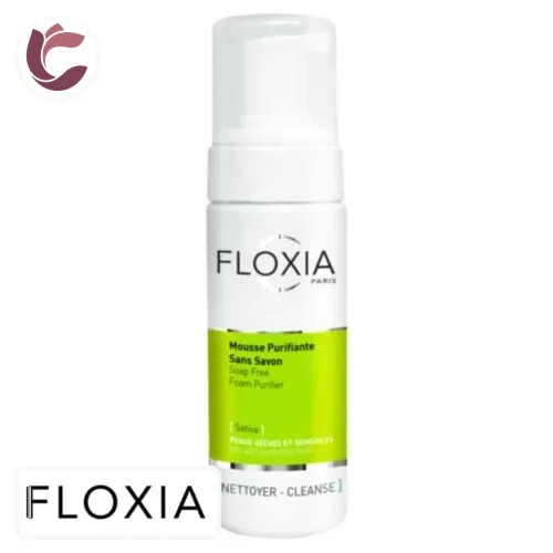 FLOXIA Sativa Mousse Nettoyante Purifiante sans Savon 150ml