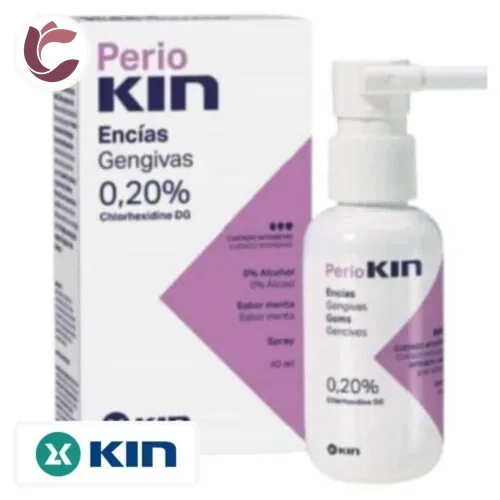 KIN Perio Gencives Gingivales Spray Buccal 0,2% Chlorhexidine Soin Intensif 40ml