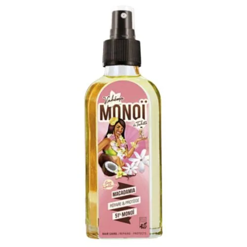 VAHEMA MONOI Soin Capillaire Macadamia Repare et Protege 51% Monoi 100ml