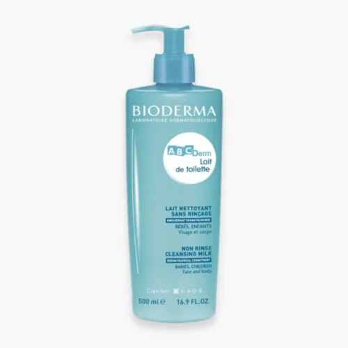 BIODERMA Abcderm Lait de Toilette sans Rincage 500ml