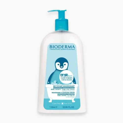 BIODERMA Abcderm Cold-Cream Creme Lavante Nettoyante Nourrissante 1l