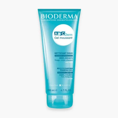 BIODERMA Abcderm Gel Moussant Nettoyant Doux 200ml