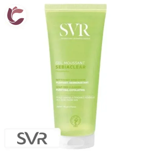 SVR Sebiaclear Gel Moussant Nettoyant sans Savon Purifiant Desincrustant 200ml