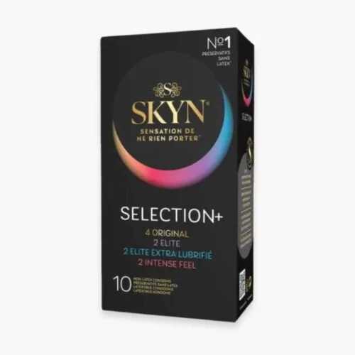 SKYN Preservatif Selection (original, Intense Feel, Elite et Extra Lubrifie) 10u