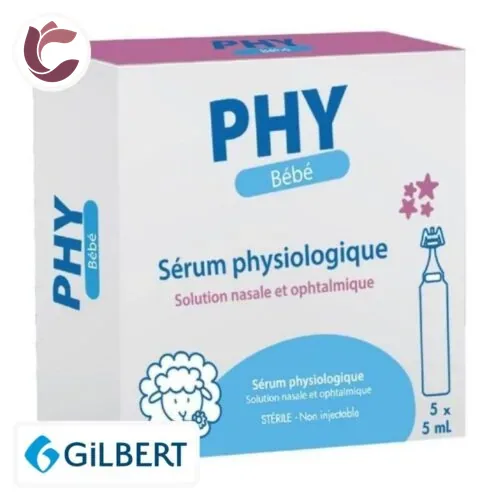 GILBERT PHY Bebe Serum PHYSIOLOGIQUE Solution Nasale et Ophtalmique 5x 5ml