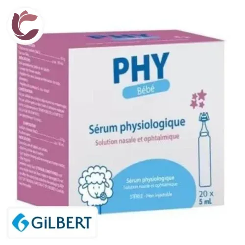 GILBERT PHY Bebe Serum PHYSIOLOGIQUE Solution Nasale et Ophtalmique 20x 5ml