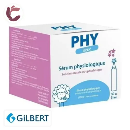 GILBERT PHY Bebe Serum PHYSIOLOGIQUE Solution Nasale et Ophtalmique 30x 5ml