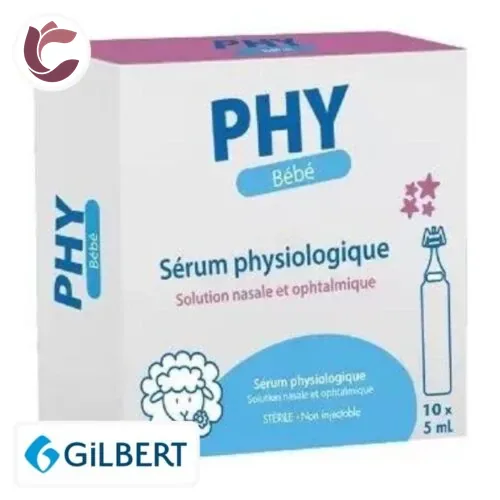 GILBERT PHY Bebe Serum PHYSIOLOGIQUE Solution Nasale et Ophtalmique 10x 5ml