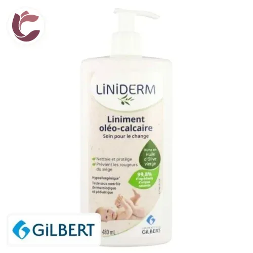 GILBERT Liniderm Liniment Oleo-Calcaire Soin pour le Change Pompe 480ml