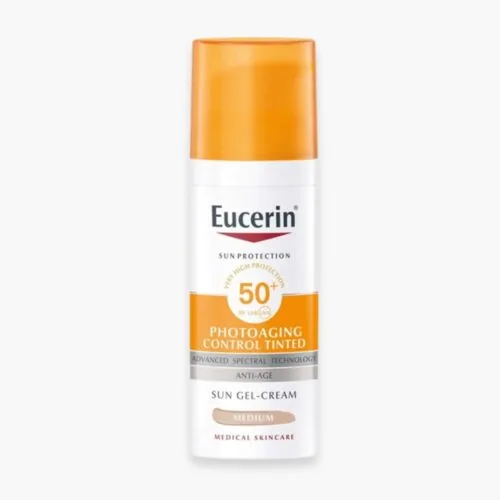 EUCERIN Sun Photoaging Control Gel-Creme Solaire Teinte Medium Anti-Age SPF50 50ml