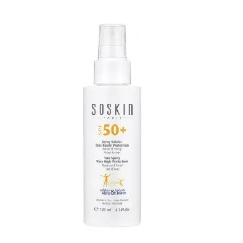 SOSKIN SPRAY SOLAIRE TRÈS HAUTE PROTECTION SPF50+ 125ML