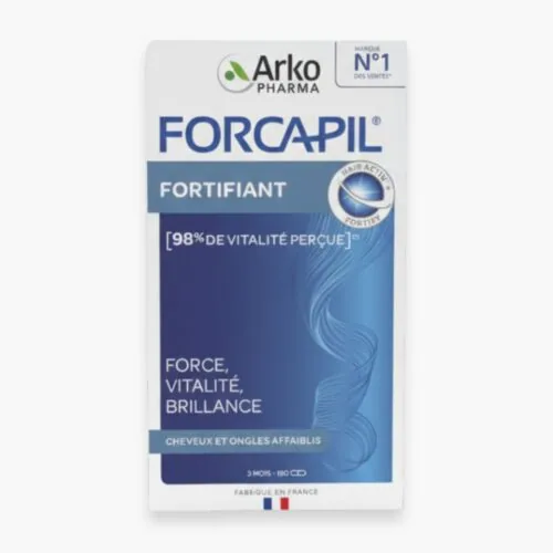 ARKOPHARMA Forcapil Fortifiant Cheveux et Ongles Force, Vitalite et Brillance 180 Gelules