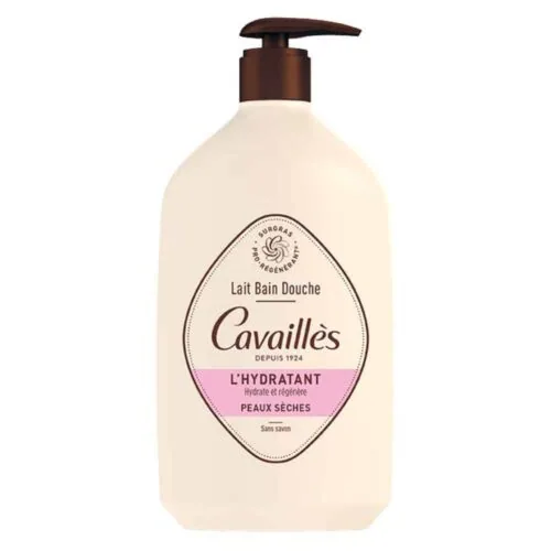 CAVAILLES Lait Bain Douche Hydratant sans Savon 1l