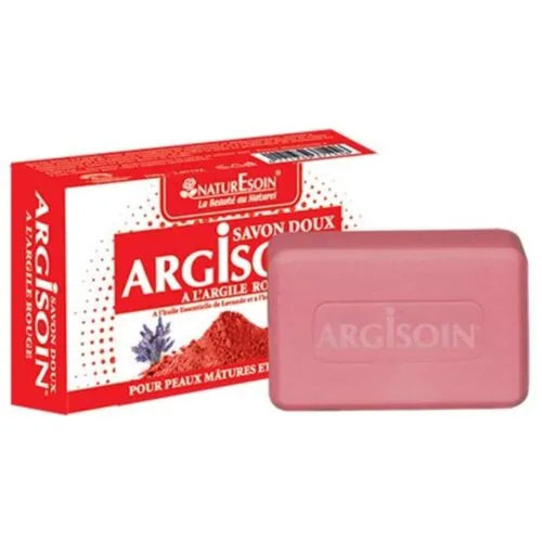 NATURESOIN Argisoin Savon Doux a L’argile Rouge 125g