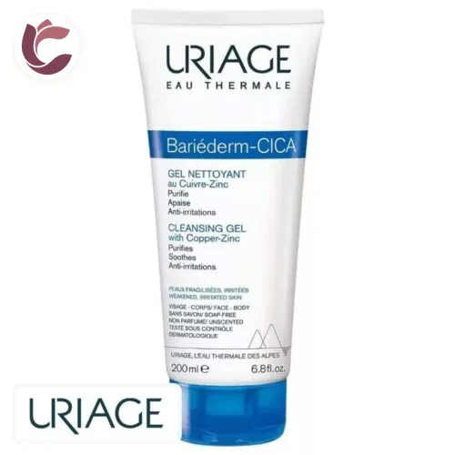 URIAGE Bariederm-Cica Gel Nettoyant Purifiant 200ml