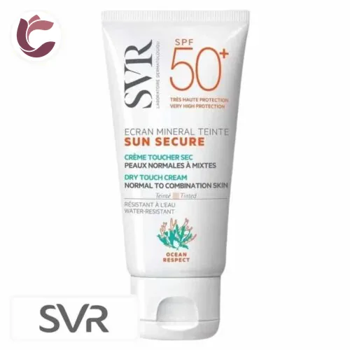 SVR Sun Secure Creme Minerale Teinte Toucher Sec Peau Normale a Mixte 60g