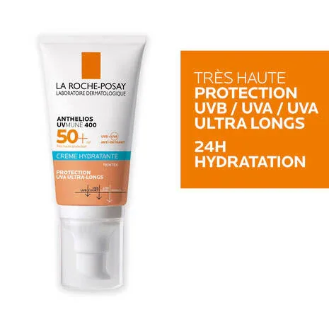 LA ROCHE-POSAY Anthelios UVMUNE 400 Crème Hydratante SPF50+ Teintée 50ml